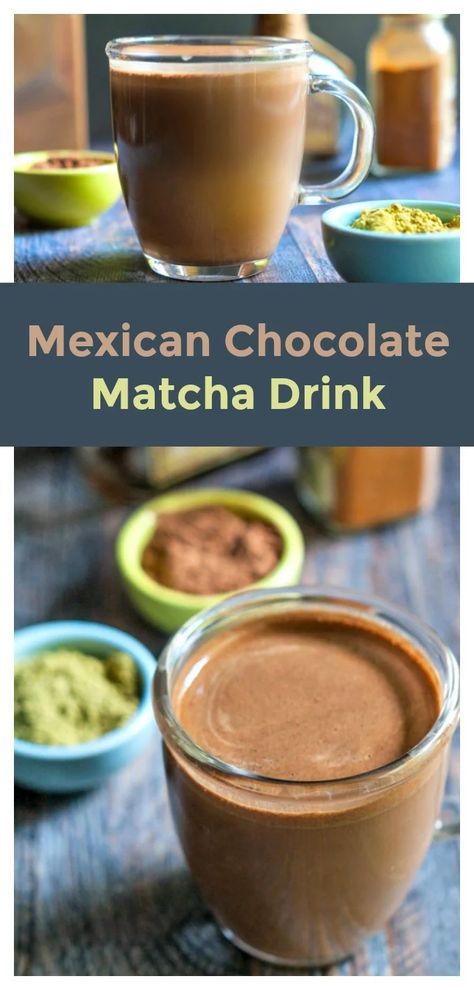 Matcha Drink Recipes, Coffee Recipe Healthy, Paleo Drinks, Drink Healthy, Drink Party, Green Tea Recipes, Matcha Drink, Mexican Chocolate, Matcha Recipe