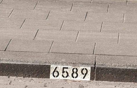 How to Make Your Curb Numbers Extremely Reflective at Night | Hunker Curb Numbers, Diy Address Sign, Reflective Paint, Painting House, Reflection Painting, Easy Jobs, First Responders, Address Sign, Paint Colors For Home