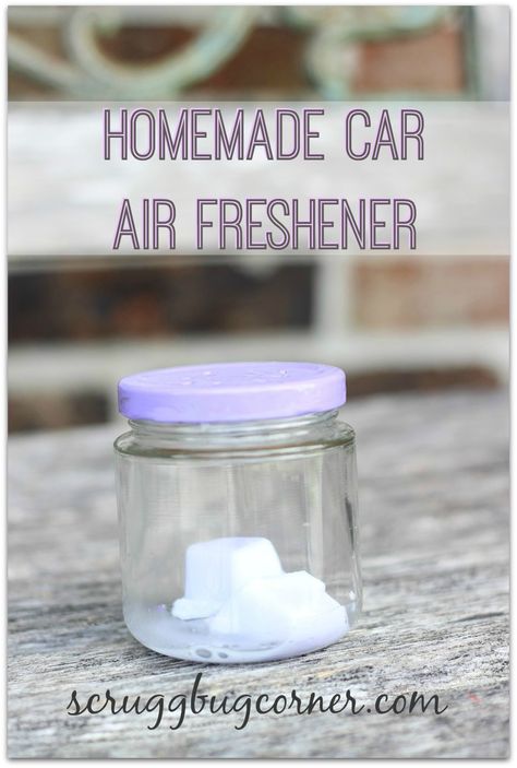 Homemade Car Air Freshener using wax melts and the heat of the sun. Frugal and thrifty solution to get that home scent into your "mom taxi". Homemade Car Air Freshener, Diy Car Air Freshener, Toilet Freshener, Leftover Candle, Homemade Air Freshener, Wax Cubes, Diy Air Freshener, Green Clean, Room Freshener