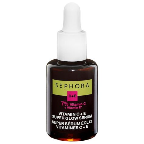 Super Glow Serum with Vitamin C+E - SEPHORA COLLECTION | Sephora Super Glow, Sephora Beauty, Oily Skin Care, Luminizer, Tamarindo, Hydrating Serum, Skin Care Serum, Vitamin C Serum, Sephora Collection