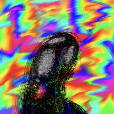 Chaos Aesthetic, Drawing Rainbow, Eyestrain Art, Sketch Aesthetic, Dreamcore Aesthetic, Pfp Profile, Alice Angel, Punk Aesthetic, Find Amazon