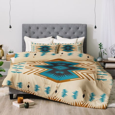 Western Bedspreads, Holli Zollinger, Bedroom Comforter Sets, Colorado Style, Western Bedroom Decor, Style Bedding, Western Bedroom, Turquoise And Gold, Twin Comforter