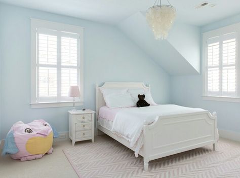 Sw sky high Farmhouse Colors Sherwin Williams, Sherwin Williams Sky High, Bedroom Closet Remodel, Sky Blue Paint Colors, Bathroom Closet Designs, Indoor Paint Colors, Sky Blue Paint, Soothing Paint Colors, St Daniel