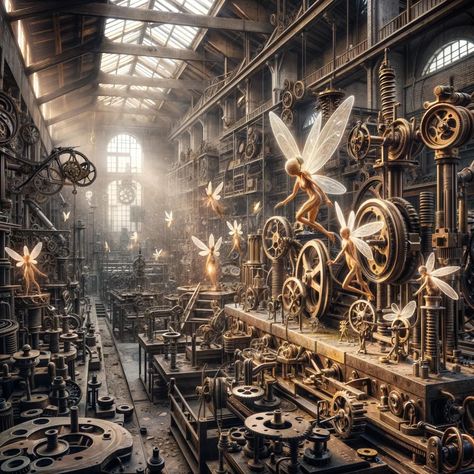 🧚‍♀️🕰️✨ Explore the whimsical world of mechanical fairies within the confines of an abandoned watch factory. Witness the fusion of fantasy and industrial decay! #MechanicalFairies #AbandonedFactory #FantasyExploration #SteampunkMagic #IndustrialFantasy #FairyTaleAdventure #UrbanExploration #EnchantedFactory #TimelessWonders #MagicalEncounters 🏭🌟 Fairies Design, Industrial Decay, Alex Volkov, Fantasy Factory, Final Countdown, Abandoned Factory, Whimsical Fairy, Fairy Pictures, Urban Exploration