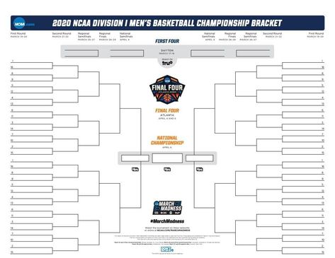 Printable Brackets, Bracket Template, Ncaa Bracket, Basketball Bracket, March Madness Bracket, Work Games, Graduation Certificate Template, Ncaa March Madness, Basketball Championship