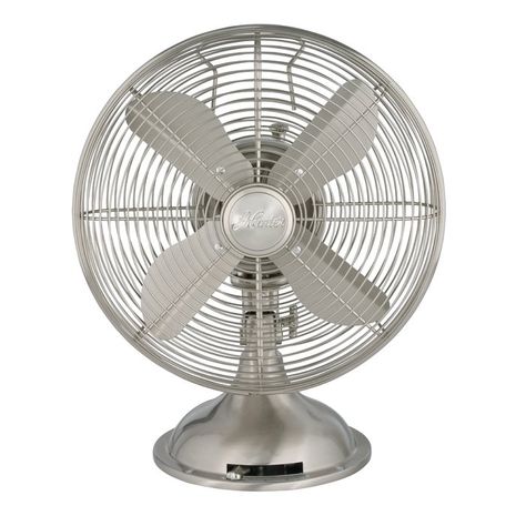 Hunter Home Comfort Retro 12" Oscillating Table Fan & Reviews | Wayfair Mr Price Home, Mr Price, Table Fans, Hunter Fans, Pedestal Fan, Portable Fans, Retro Desk, Retro Bathrooms, Retro Fan