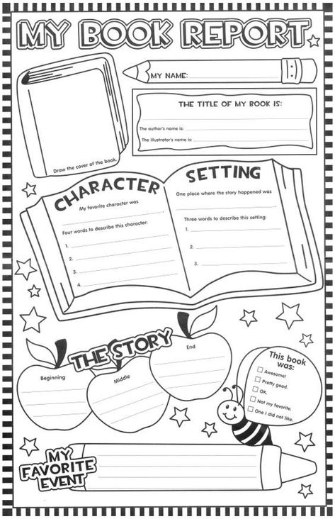 Book Report Template, 3rd Grade Reading, Library Lessons, 2nd Grade Reading, Reading Response, First Grade Reading, Readers Workshop, Grade Book, Book Report