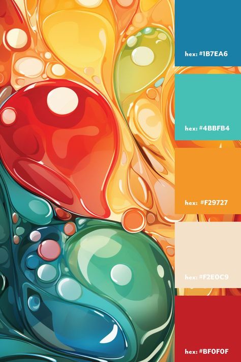 Orange Red Color Palette, Procreate Color Palettes, Red Color Palette, Color Design Inspiration, Color Schemes Colour Palettes, Color Pallete, Palette Ideas, Bold Color Palette, Palette Design