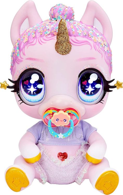 Unicorn Toys For Kids, Nom Noms Toys, Baby Glitter, Soft Baby Dolls, Baby Live, Baby Alive Dolls, Pony Birthday, Unicorn Toys, Autumn Gifts