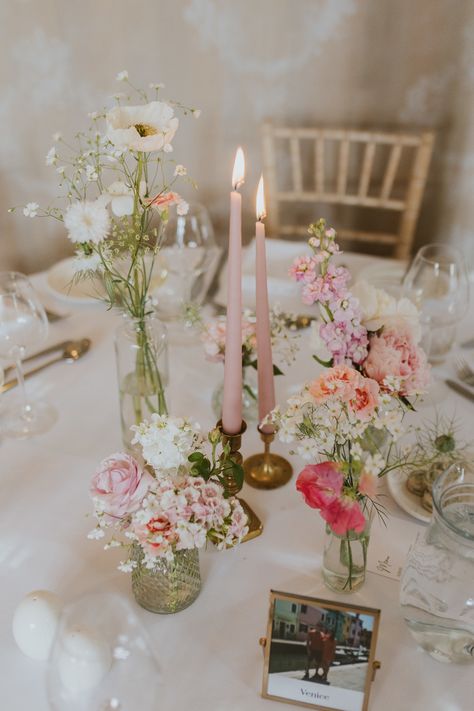 Catherine & Aaron, Falcon Manor – Owl House Flowers Bud Vases Wedding, Deco Champetre, British Flowers, Wedding Table Flowers, Manor Wedding, Wedding Vases, Wedding Costs, Garden Party Wedding, Pastel Wedding