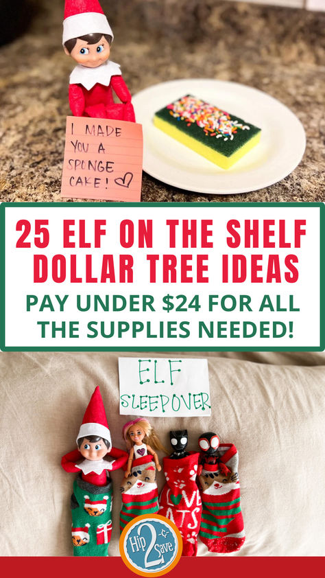 25 Elf On The Shelf Dollar Tree Ideas – Pay UNDER $24 for ALL the Supplies Needed! Elf On The Shelf With Treats, Elf On The Shelf Brings Books, Vacation Elf On The Shelf Ideas, Elf On The Shelf Premade Kits, Elf Brings Gifts, Elf On The Shelf Alternative, Elf Brings Advent Calendar, Elf On The Shelf 1st Time Arrival Ideas, Boy Elf On The Shelf Ideas