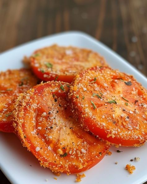 Using Green Tomatoes, Spiced Vegetables, Tomato Dishes, Fried Tomatoes, Tomatoes Recipe, Fried Green Tomatoes, Red Tomato, Veggie Side Dishes, Green Tomatoes