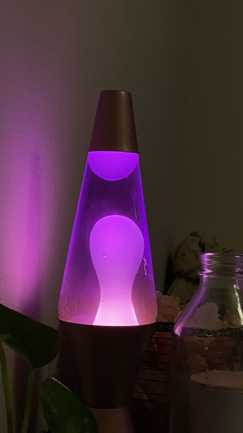 Purple Lava Lamp Aesthetic, Purple Lamps, Lava Lamp Aesthetic, Goth Lamp, Purple Lava Lamp, Purple Lamp, Apartment Accessories, Purple Y2k, Butterfly Room