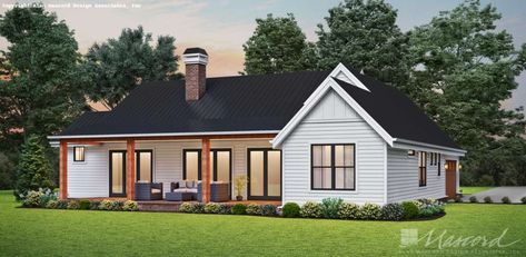 Farmhouse House Plan 1264 The Sutter Creek: 2062 Sqft, 3 Beds, 2.1 Baths Steel Homes, House Redo, Mortgage Free, American Farmhouse, Ranch Style House Plans, Farmhouse Style House Plans, Beautiful Farm, Contemporary Cottage, Barn Homes