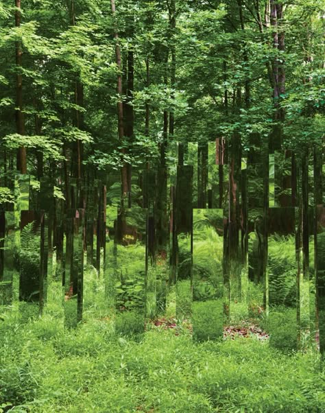 Greenery Caravan Salon, Farm Photo, W Magazine, Forest Art, Outdoor Sculpture, Art Installation, Art Installations, Environmental Art, Land Art