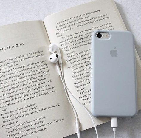 blue aqua sky blue i phone book earphones aesthetic colour neutral natural cute An Open Book, Kpop Diy, Baby Blue Aesthetic, Light Blue Aesthetic, Book Wallpaper, Music Aesthetic, Blue Books, Open Book, White Aesthetic