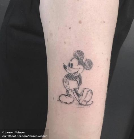 Mickey Sketch, Black Work Tattoo, Tattoo Sydney, Work Tattoo, Explore Tattoo, Sketch Tattoo, Fox Tattoo, Temporary Tattoo Designs, Badass Tattoos