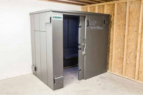 Tornado & Storm Shelter Costs in 2024 - (Build vs. Buy) Tornado Safety, Tornado Safe Room, Tornado Shelter, Storage Shed Kits, Camping Gear Survival, Panic Rooms, Patio Benches, Wood Storage Sheds, Storm Shelter