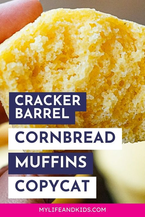 Craving the down-home goodness of Cracker Barrel without leaving your kitchen? Say no more! I've got the inside scoop on an Easy Cracker Barrel Cornbread Muffins Copycat Recipe that's foolproof and downright tasty. These muffins are so good; you'll wonder why you ever bothered with the restaurant. No fancy chef hat required—just grab your ingredients, embrace the chaos, and let's get cookin'! Cracker Barrel Dressing Recipe, Cracker Barrel Cornbread Recipe, Cracker Barrel Corn Muffins Recipe, Cracker Barrel Cornbread Muffins, Copycat Cracker Barrel Corn Muffins, Cracker Barrel Corn Muffins, Cracker Barrel Cornbread, Famous Daves Cornbread Muffins, Easy Cornbread Muffins