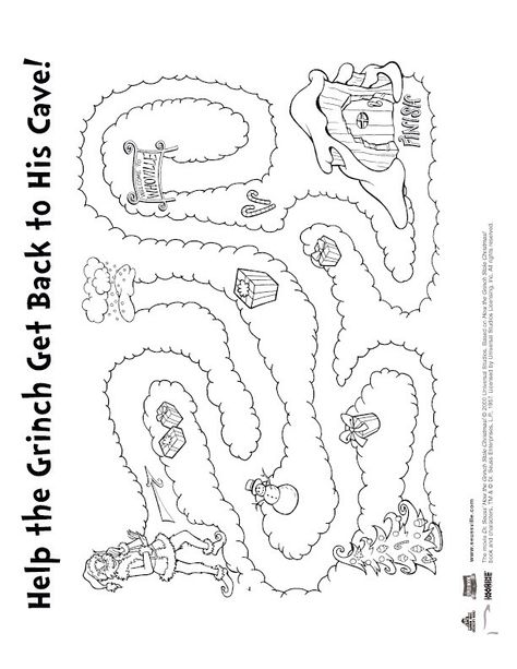 The grinch worksheet! Grinch Worksheets, Grinch Coloring Pages, Gift Exchange Ideas, The Grinch Movie, Grinch Christmas Party, Whoville Christmas, Grinch Who Stole Christmas, Grinch Party, Worksheets Kindergarten