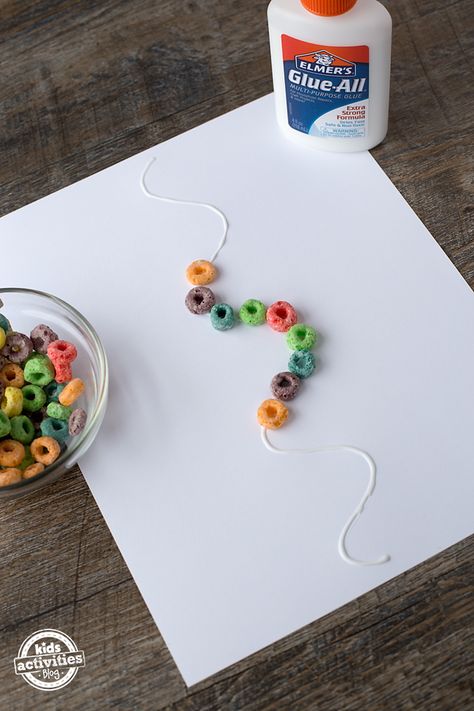 Cereal Crafts For Kids, Cereal Crafts, Cereal Names, Cereal Art, Cereal Party, 5 Senses Activities, Background For Powerpoint Presentation, Make A Rainbow, Senses Activities