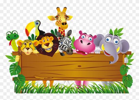 Cartoon Banner Youtube, Youtube Banner Cartoon, Cartoon Youtube Banner, Animals Cartoon Images, Elephant Cartoon Images, Cartoon Jungle, Cute Australian Animals, Cartoon Banner, Jungle Cartoon