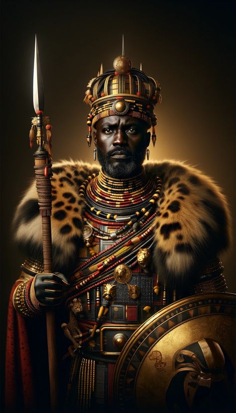 African Kings, African Superhero, Egyptian Warrior, African King, Big Afro, King Outfit, Warrior Outfit, Black Royalty, African Royalty