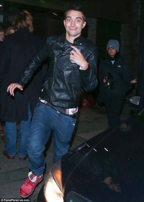 Woah there: The Wanted singer Tom Parker nearly lost his footing as he stumbled out of Mahiki nightclub on Sunday morning London Nightclubs, Tom Parker, 25 Years Old, Sunday Morning, Night Club, Celebrity News, Lost, Celebrities, How To Wear