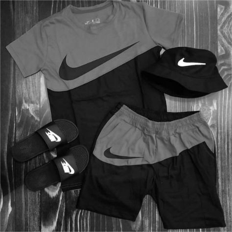 Nike Outfits Men Casual, Nike Outfits Men, Outfits Men Casual, Casual Instagram, Trouser Fashion, Summer Swag Outfits, Nike Clothes Mens, Guys Fashion Casual, Nike Clothing