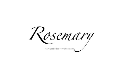 Elegant Name Tattoos, Minimalist Name Tattoo, Rosemary Name, Marie Name, Rosemary Tattoo, Book Character Names, Tattoo Names, Mood Board Art, Sims Names