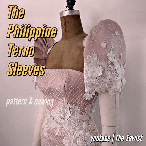 Terno Sleeves, Sleeves Tutorial, Funny Lock Screen Wallpaper, Girls Dress Outfits, Clothes Sewing, Pattern Sewing, Pattern Tutorial, My Passion, Blouse Pattern