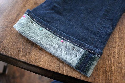 Hemming Jeans With Original Hem Video, Shorten Jeans, Hemming Jeans, Original Hem, Tailoring Jeans, How To Hem Pants, Hem Jeans, Shortening, Nothing More