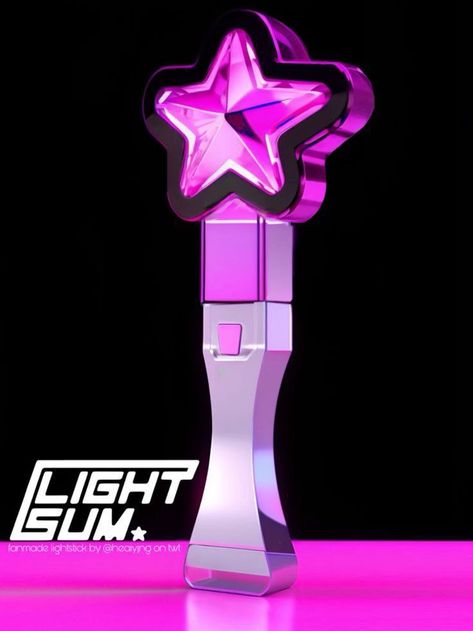 Fanmade Lightstick, Lightstick Ideas, Kpop Group Names, Bts Blood Sweat Tears, Clover Logo, 4 Best Friends, Scripting Ideas, Entertainment Logo, Kpop Merchandise