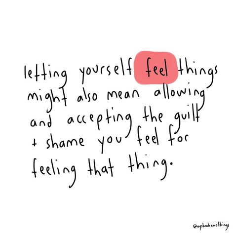 a y s h a on Instagram: “sometimes working through our feelings and actually allowing ourselves to feel them means pushing past the shame and guilt we might feel…” Shame Quotes, Guilt Quotes, Type 6 Enneagram, Shame And Guilt, Attachment Theory, Im Proud Of You, Health Heal, Cute Inspirational Quotes, Be Gentle With Yourself