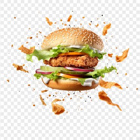 Burger Hd Images, Burger Png Images, Burger Advertising Creative, Food Background Design Graphics, Burger Png, Burger Street, Food Icon Png, Food Flyer Design, Hotdog Sandwich