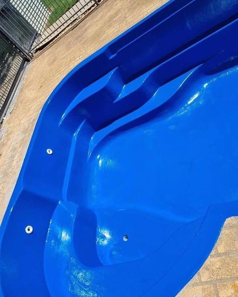 Nice swimming pool resurfacing job, including repairs to the fibreglass surface and painting with @luxapool Epoxy swimming pool paint in Devonport colour, by the skilled team Central West Fibreglass Repairs in Parkes, NSW 💦 💙 . Looks great 👍🏽 . 👈🏽 swipe to see the Before & After shots… . #poolresurfacing #luxapooldavenport #swimmingpoolpaint #luxapoolepoxy #poolpaint #poolpainting #centralwestfibreglassrepairs Frp Swimming Pool, Npt Pool Finish, Swimming Pools Drank, Dark Blue Swimming Pool, Pool Resurfacing, Swimming Pool Chemicals, Pool Paint, Swimming Pool, Swimming Pools