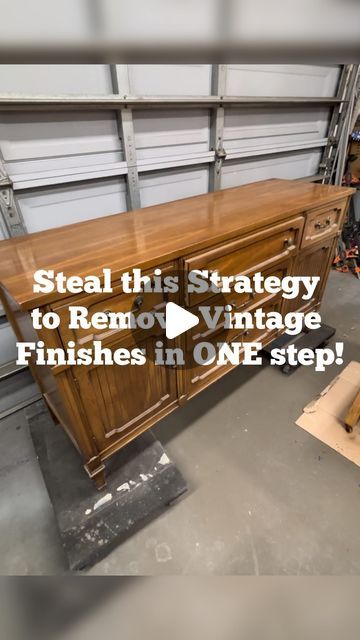 Stripping Furniture Wood, Stripping Antique Furniture, How To Strip Furniture, Furniture Flip Videos, Before And After Painted Furniture, How To Refinish Old Furniture, Sanding Furniture Tips, Restaining Furniture, Sanding Wood Furniture