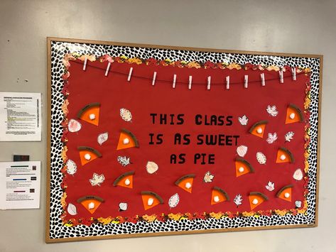 November Classroom Bulletin Boards, Pie Bulletin Board Ideas, Cornucopia Bulletin Board, Sweet As Pie Bulletin Board, Pumpkin Pie Bulletin Board, Pumpkin Patch Bulletin Boards For Daycare, Sweet As Pumpkin Pie Bulletin Board, Cutest Pumpkin In The Patch Bulletin Board, Thanksgiving Library Bulletin Boards