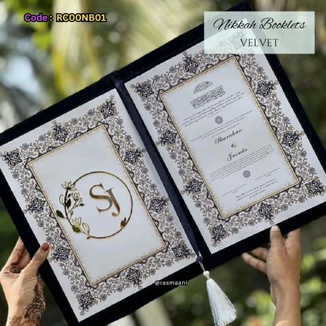 Nikkah Nama booklets by rasmaani❣️ #rasmaani #rasmaaniwedcrafts #nikahbooklet #nikahnama Nikkah Nama Booklet, Nikkah Booklet, Nikkah Nama, Wedding Card Frames, Hand Pictures, Wedding Card, To Do List, Wedding Cards, Frame