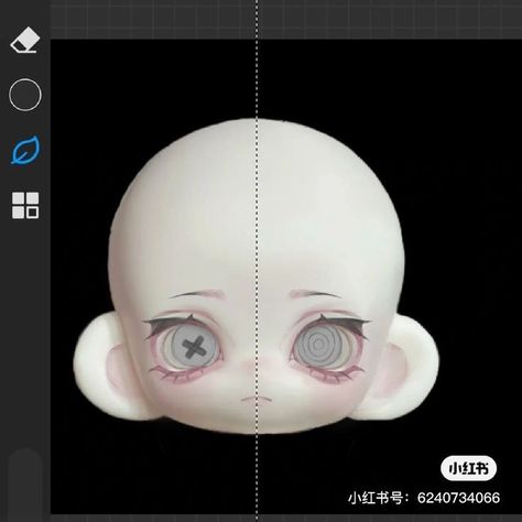 3d Digital Sculpture, Doll Art Style Drawing, Chibi Reference Pose, Chibi Art Style Reference, Bust Pose Reference, Chibi Artstyle, Doll Oc, Chibi Art Style, Chibi Doll