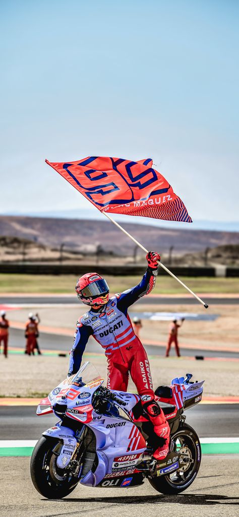 Marc Marquez | Gresini Racing | Aragon Grand Prix 2024 | MotoGP Wallpaper | 4K Download Via Google Drive | #MotoGP Vr46 Valentino Rossi, Motor Gp, Moto Wallpapers, Motogp Race, Mlb Wallpaper, Soccer Funny, Marc Marquez, Cool Gifts For Kids, Motor Bikes