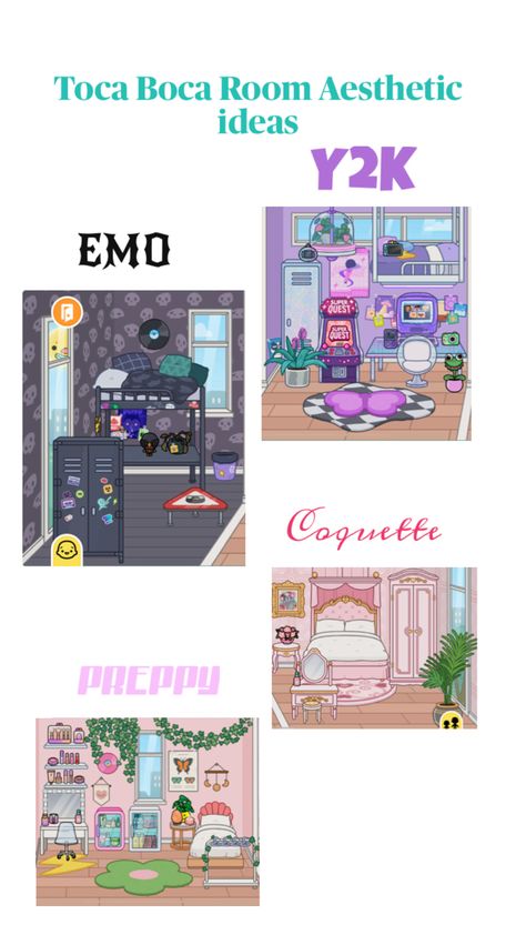 Preppy Room Toca Boca, Toca Boca Room Aesthetic, Toca Boca Room, Preppy Room, Room Aesthetic