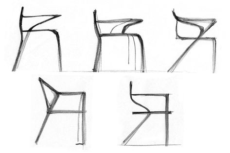 Sketch Furniture Design, Chair Sketch Design, Chair Design Sketch, Furniture Sketching, Chair Sketches, Furniture Sketches, Chair Sketch, Minimal Furniture Design, Furniture Details Drawing