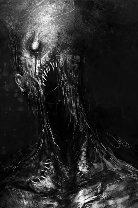 Monsters Rpg, Boichi Manga, Dark Horror, Dark Artwork, Horror Monsters, Cosmic Horror, Creepy Stuff, Dark Arts, Creepy Art