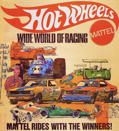 Retro Racing Poster, Kids Art Space, Funny Car Drag Racing, Vintage Racing Poster, Frankenstein Art, Hot Wheels Display, Hot Wheels Garage, Vintage Hot Wheels, Wheel Art