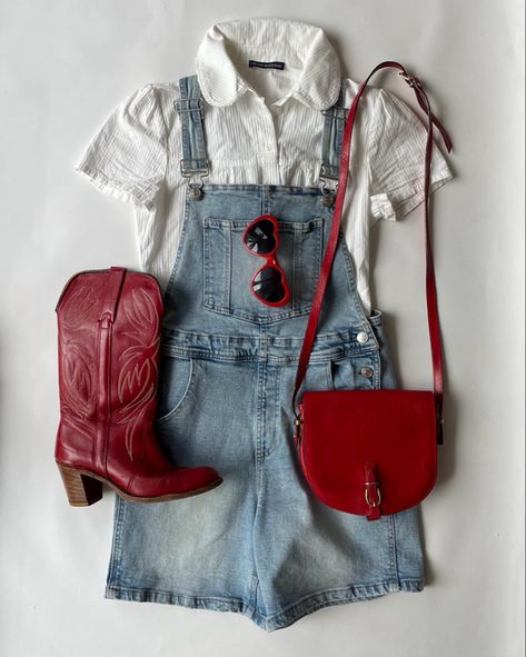 Old American Outfits, Vintage Americana Outfit Aesthetic, Vintage Americana Summer Outfits, Old Americana Outfits, Vintage Americana Coquette Outfit, Americana Summer Outfit, Vintage Americana Clothes, Born To Die Summer Outfits, Coquette Americana Outfits