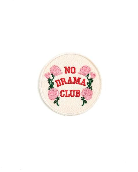 Album Merch, Patch Jeans, Pink Stuff, Drama Club, Cute Patches, Cool Patches, No Drama, Sticker Patches, Patch Design