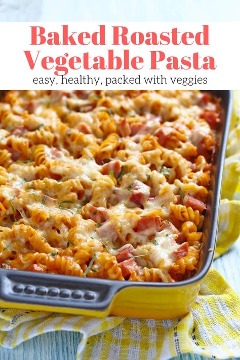 Weight Watchers Pasta Recipes, Weight Watchers Pasta, Dinner Pasta, Slender Kitchen, Vegetarian Comfort Food, Vegetarian Pasta Recipes, Food Vegetarian, Baked Vegetables, Vegetable Pasta