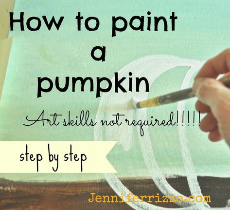 How to paint a pumpkin canvas, art skills not required!!! Paint A Pumpkin, Canvas Painting Projects, Farmhouse Theme, Fall Canvas Painting, Pumpkin Canvas, Fall Canvas, Art Skills, Pumpkin Art, Autumn Painting