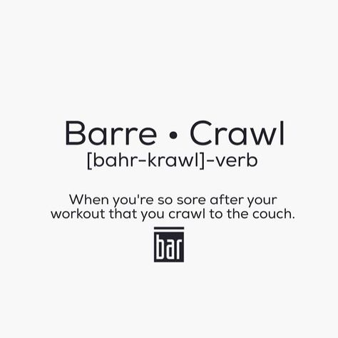 Can you relate?! ;) (image via The Bar Method Carmel Mountain) Barre Workout Quotes, Pure Barre Quotes, Barre Quotes, Class Quotes, Barre Instructor, Gym Humour, Ballet Quotes, Bar Method, Barre Studio